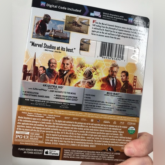 SEALED Ant-Man and The Wasp 4K Ultra.Blu Ray. Digital - Picture 4 of 4
